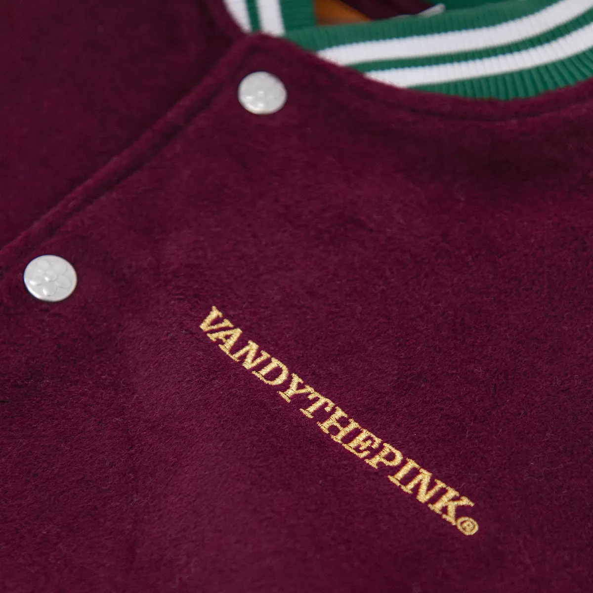 Year Of Dragon Varsity Jacket 'Maroon Cream'