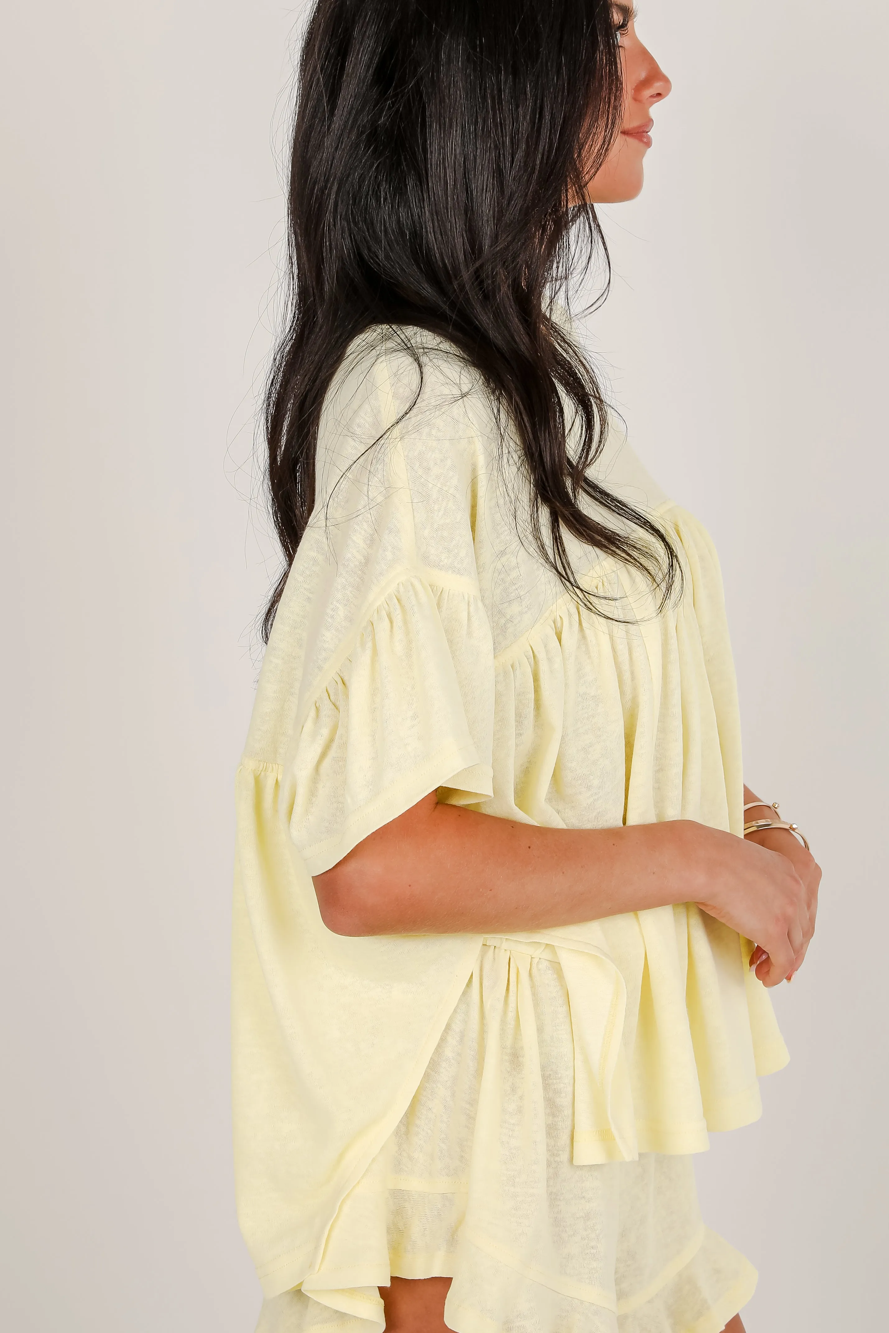 You're Mine Babydoll Tee - DU DEAL