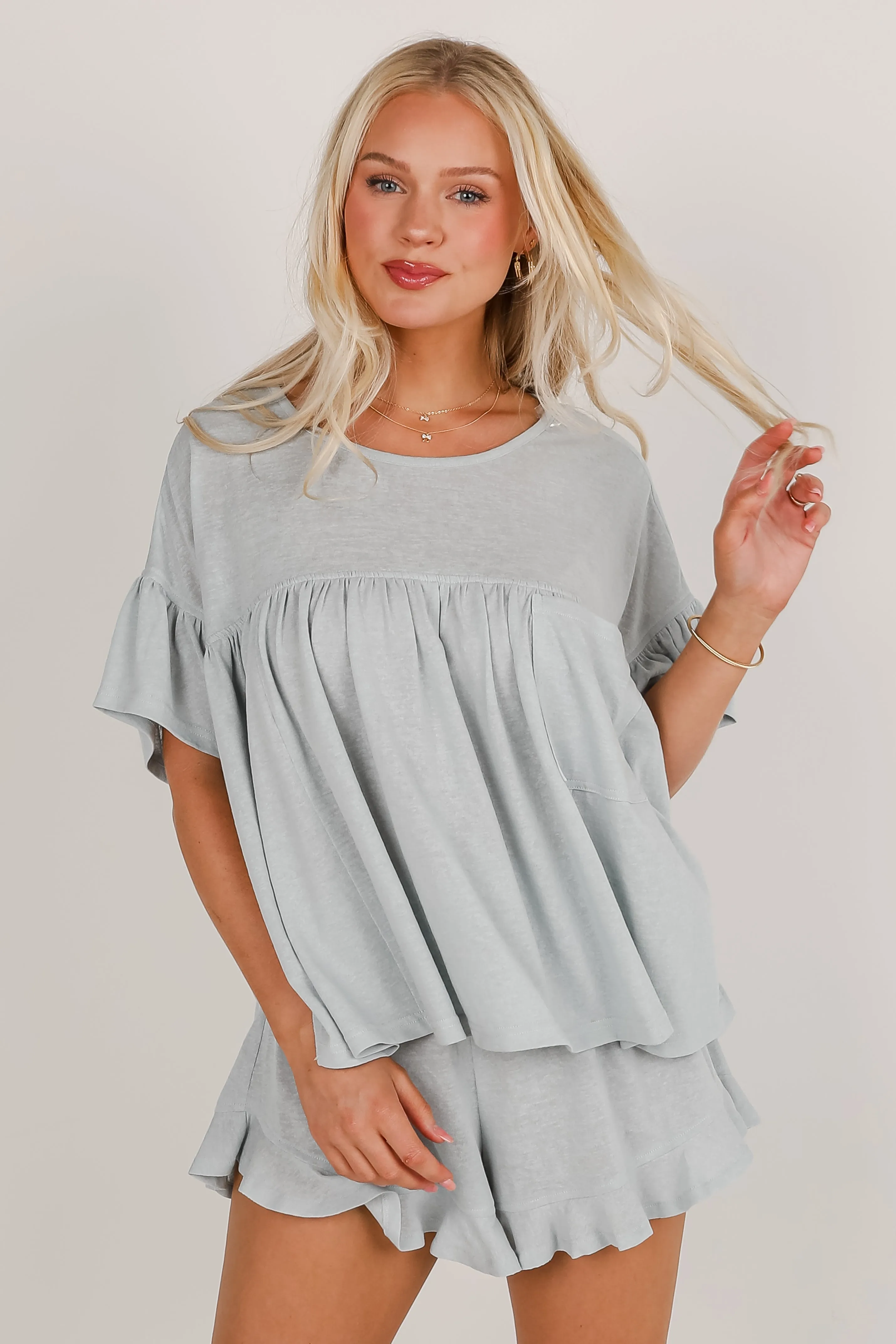 You're Mine Babydoll Tee - DU DEAL