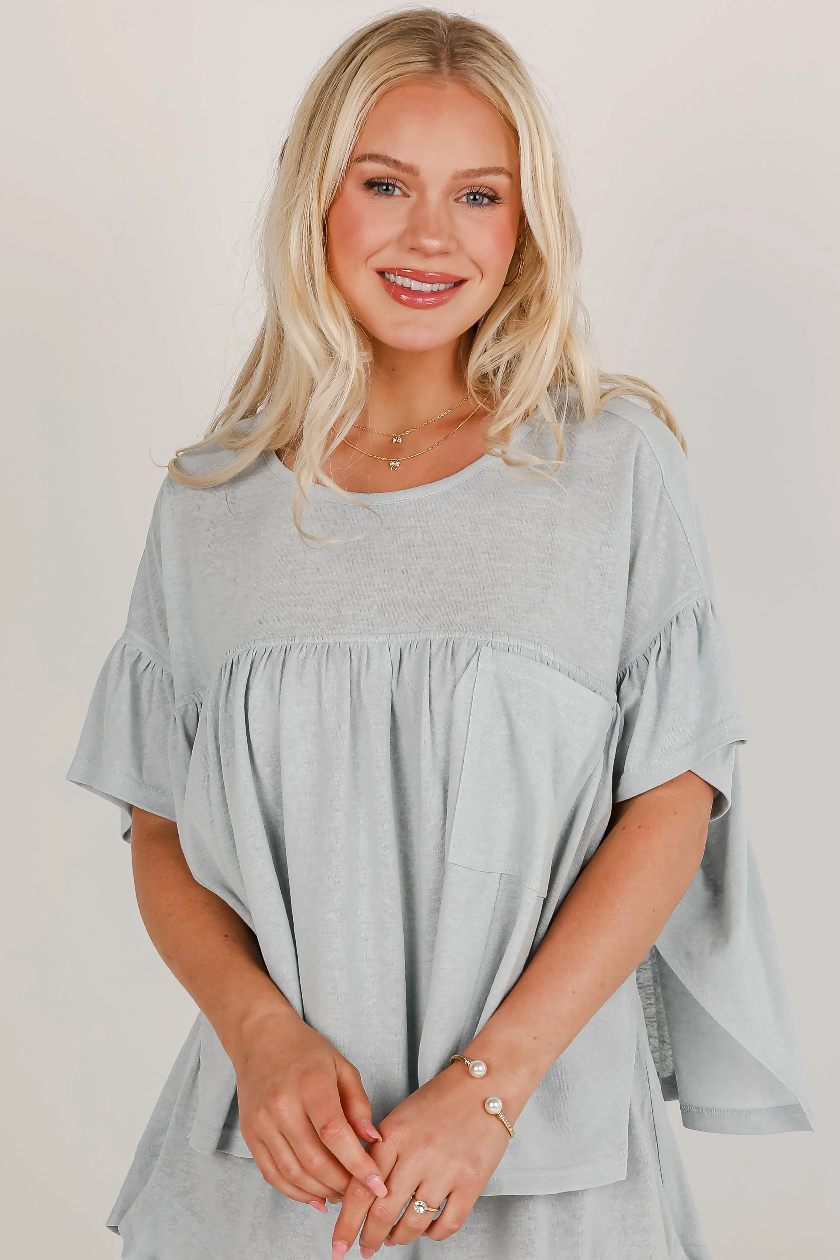You're Mine Babydoll Tee - DU DEAL