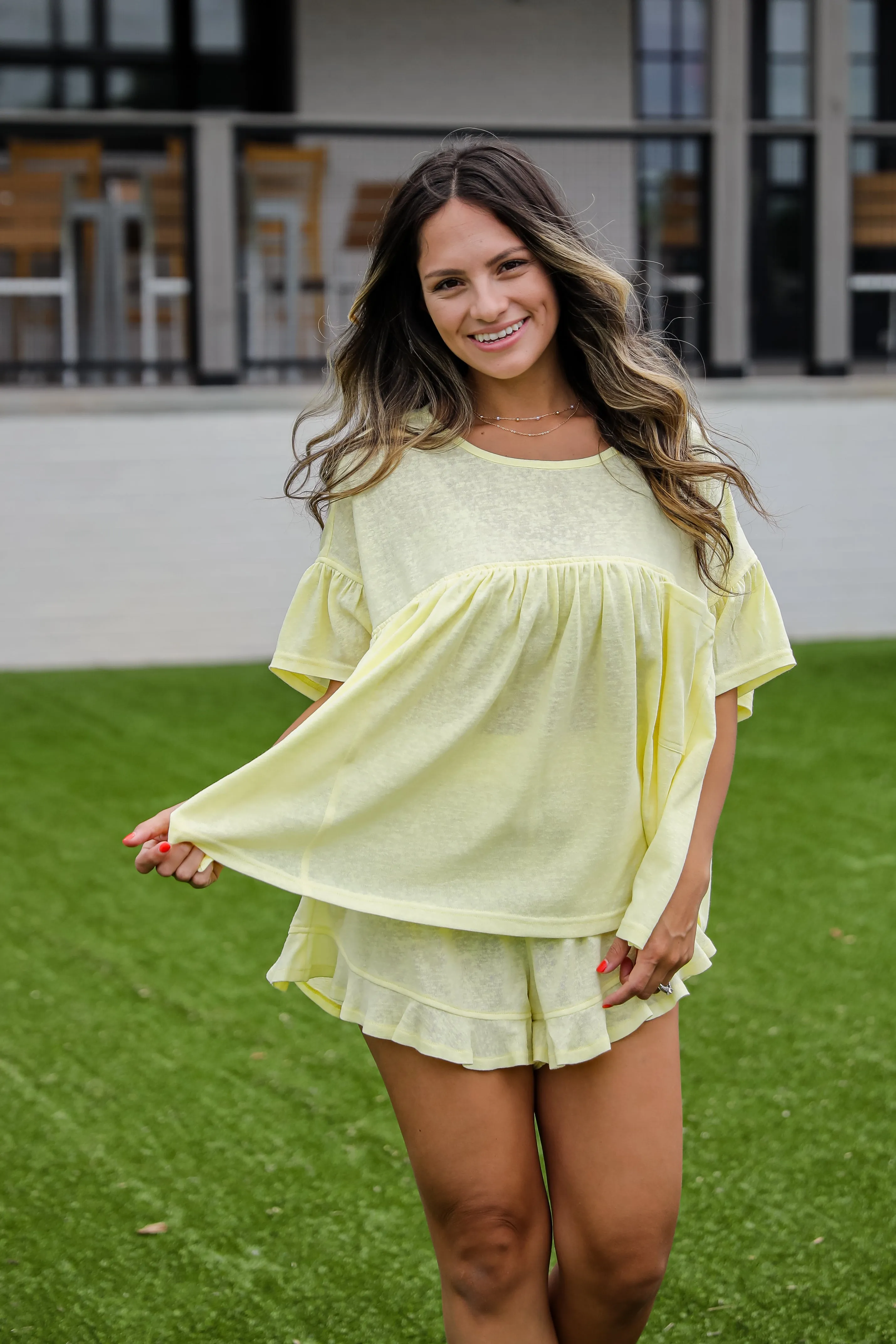 You're Mine Babydoll Tee - DU DEAL