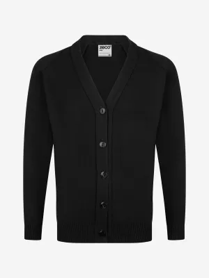 Zeco Kids School Knitted Cardigan in Black