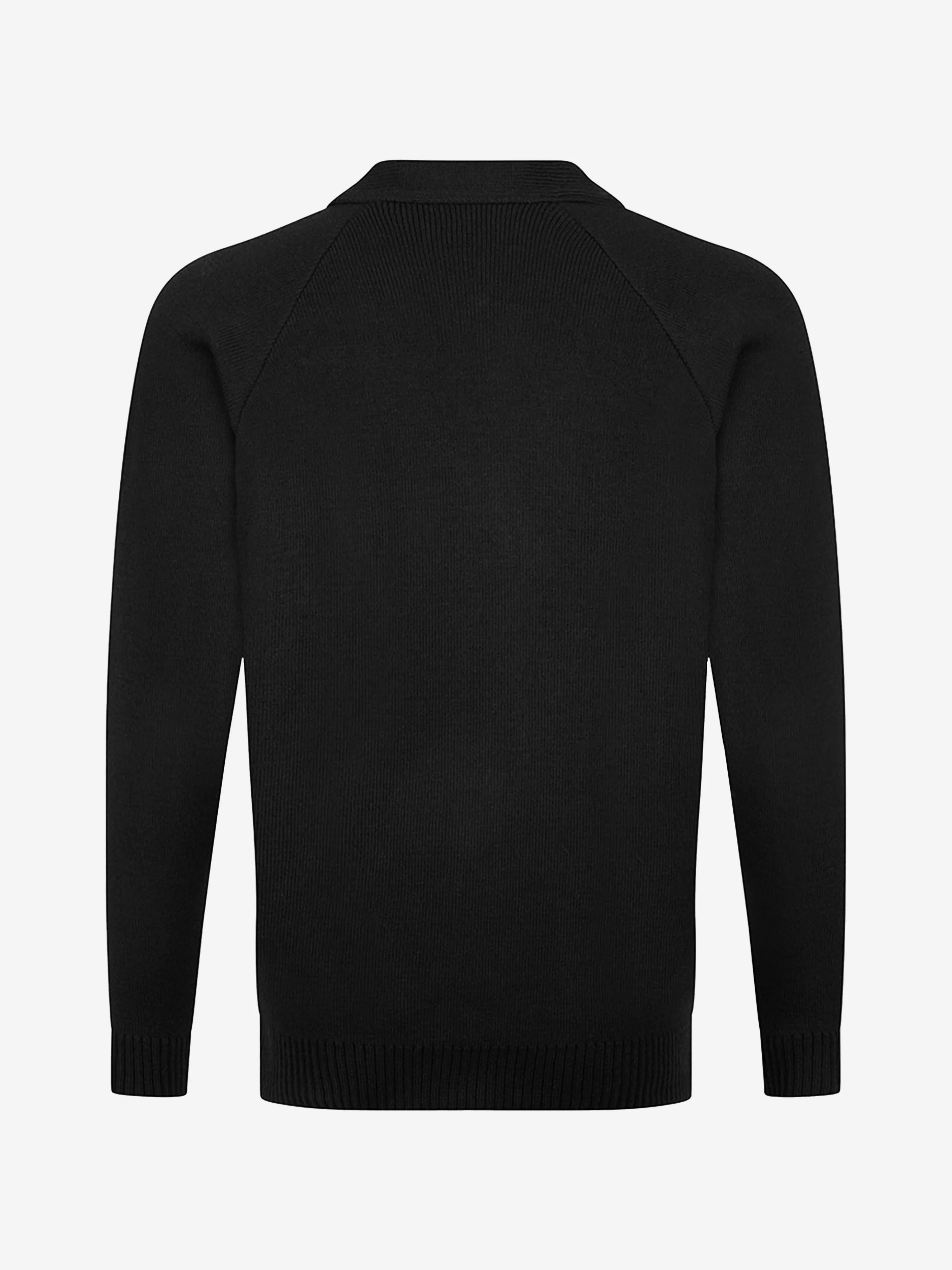 Zeco Kids School Knitted Cardigan in Black