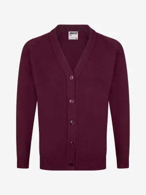 Zeco Kids School Knitted Cardigan in Purple