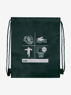 Zeco Kids School Premium Printed PE Bag in Green (40cm)