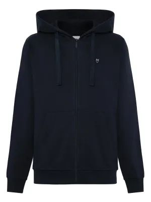 Zip hood kangaroo badge sweat - Total Eclipse Knowledge Cotton